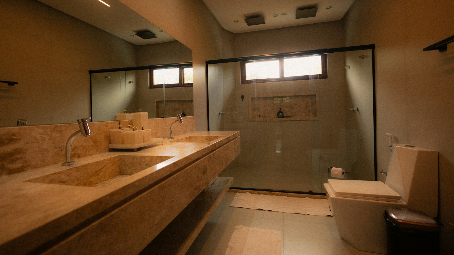 Balancing Function and Style in a Family Bathroom